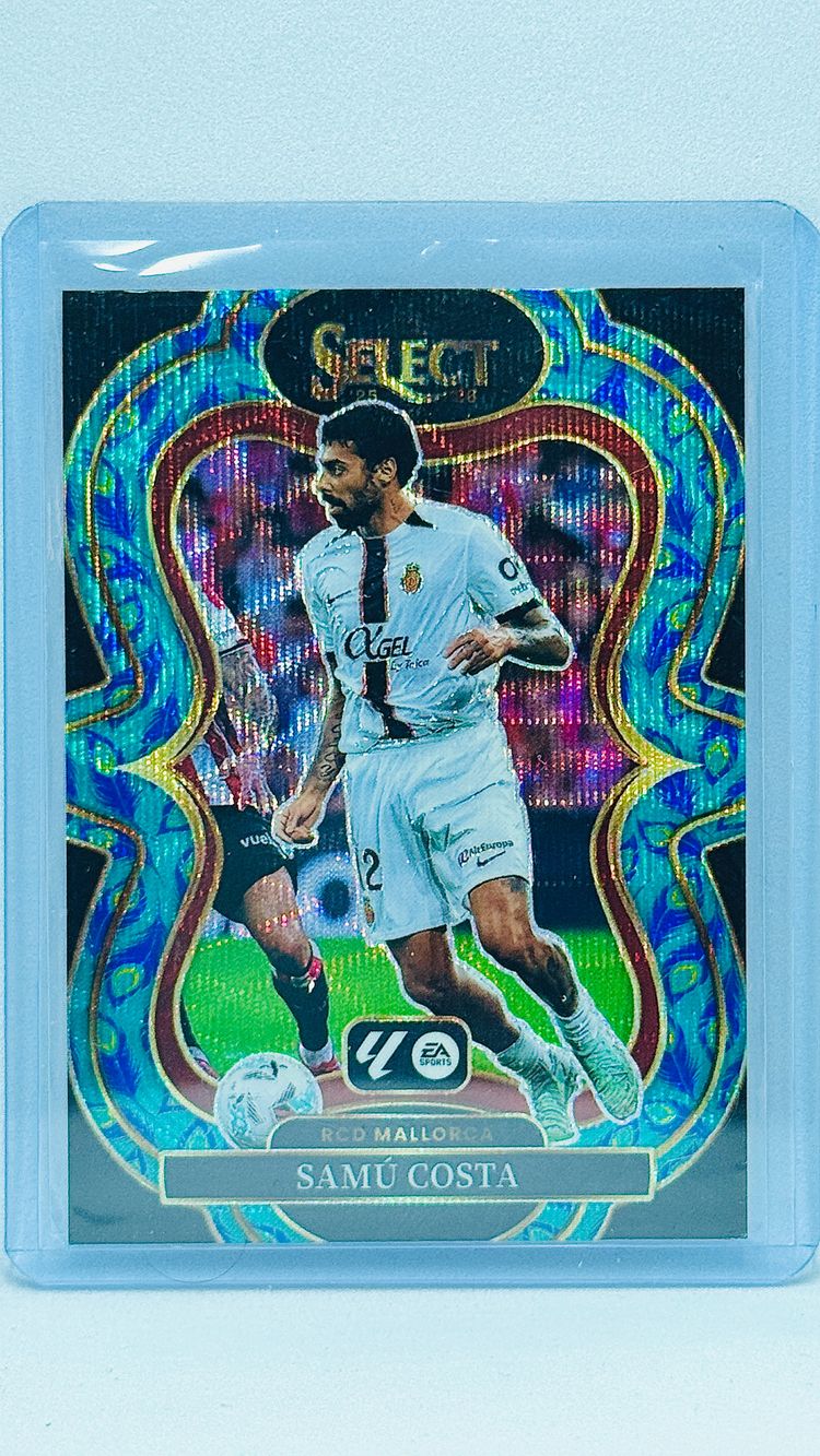 Samu Costa - Mallorca - Peacock Prizm - Short Print (SP) - Panini Select LaLiga 2025-26 image 1